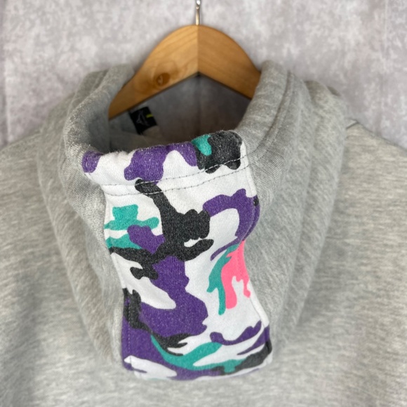 Screenshot Brand Men’s Extra Bear Camo Accent Grey Pullover Hoodie Size XXL - Picture 9 of 12